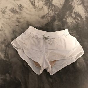 Lululemon white shorts